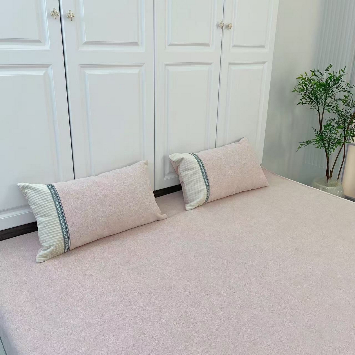 91家纺网 家纺一手货源 找家纺 （总）暖木杨 2025新款（奶茶专拍枕套一对）40*70