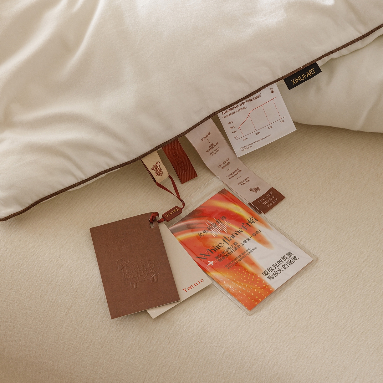 91家纺网 家纺一手货源 找家纺 米洛贝伊 2025新款羊焰焰欧洲羊毛被子被芯冬被 玉白