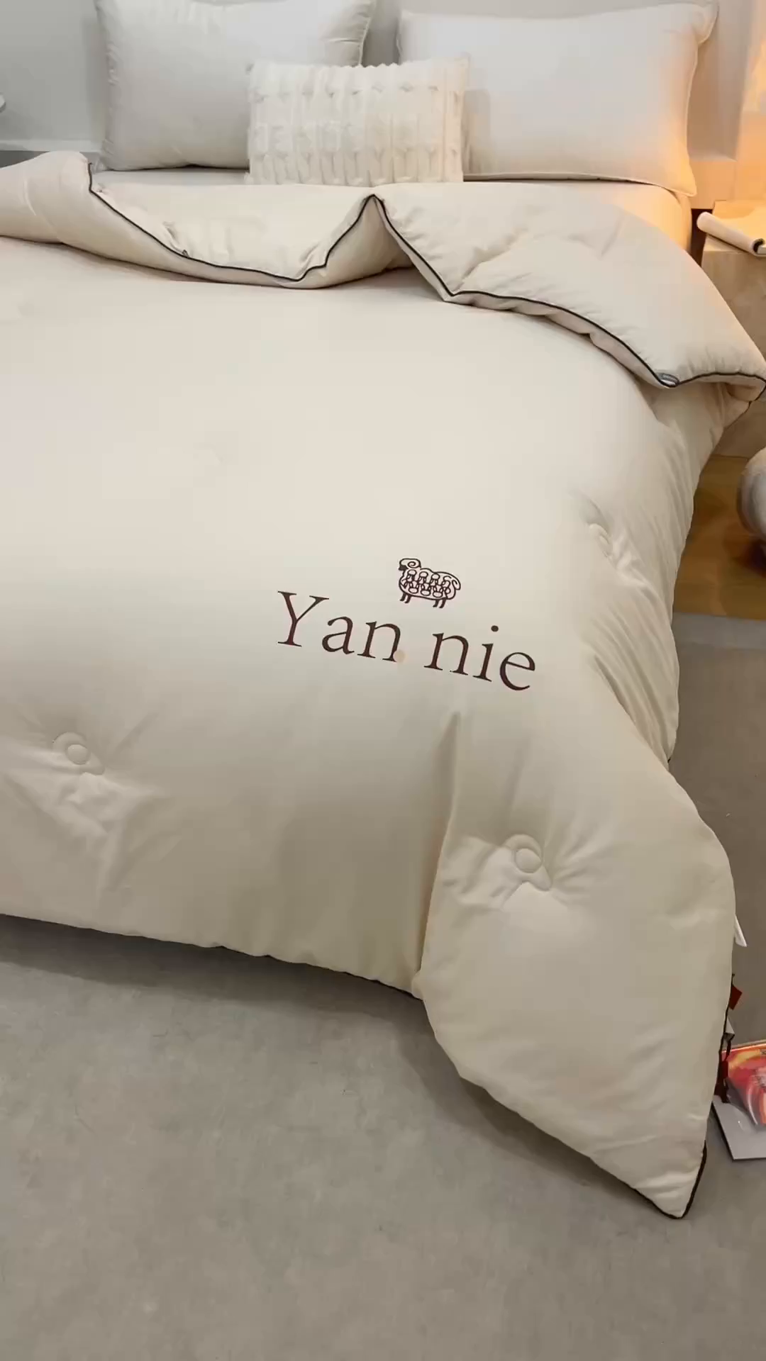 91家纺网 家纺一手货源 找家纺 （总）米洛贝伊 2025新款羊焰焰欧洲羊毛被子被芯冬被