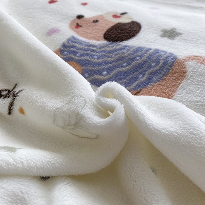 91家纺网 家纺一手货源 找家纺 钰锦珀家纺 2025新款高克重牛奶绒蕾丝双层花边床盖四件套床盖三件套 童趣星海