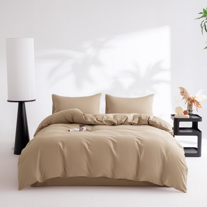 91家纺网 家纺一手货源 找家纺 （总）寝柔家纺 2025新款60支全棉贡缎纯色纯棉床单素色