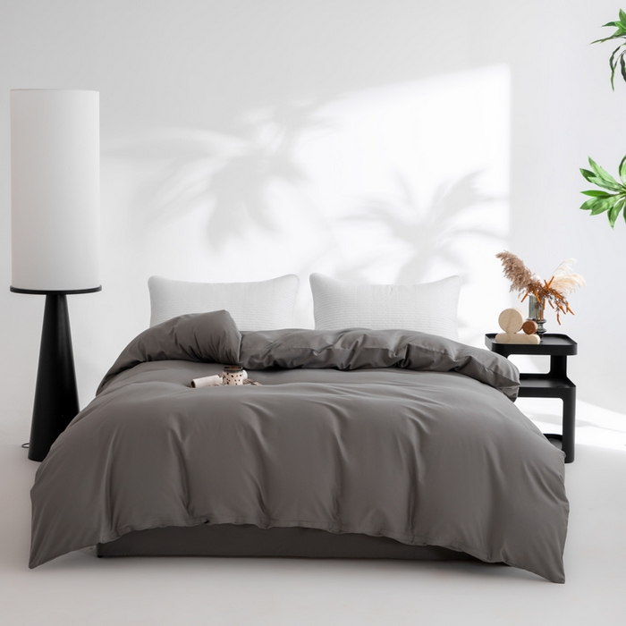 91家纺网 家纺一手货源 找家纺 （总）寝柔家纺 2025新款60S全棉磨毛纯色纯棉长绒棉被套单双人床