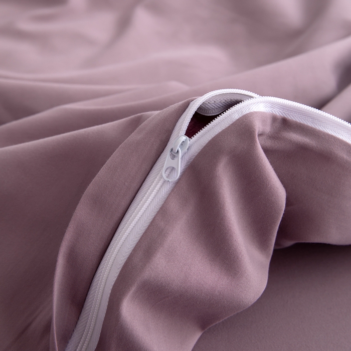 91家纺网 家纺一手货源 找家纺 （总）寝柔家纺 2025新款60S全棉磨毛纯色纯棉长绒棉被套单双人床