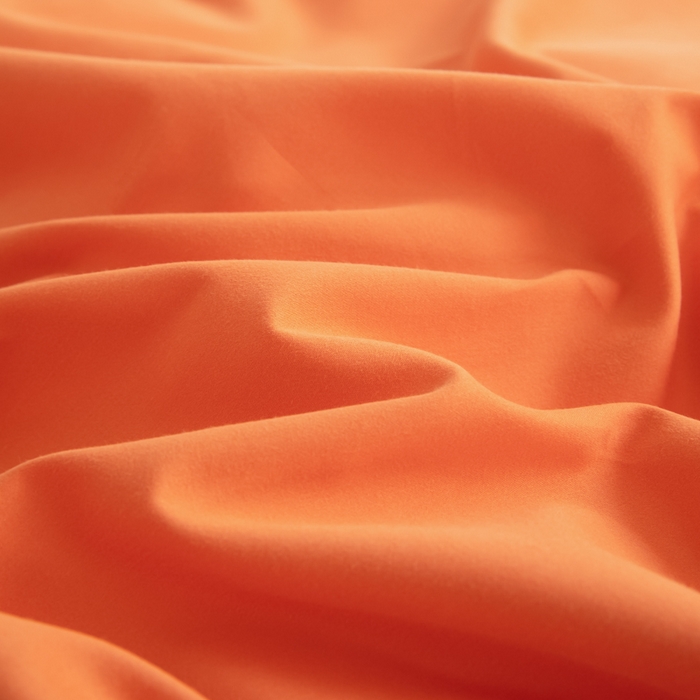 91家纺网 家纺一手货源 找家纺 寝柔家纺 2025新款60S全棉磨毛纯色纯棉长绒棉被套单双人床 暖橙