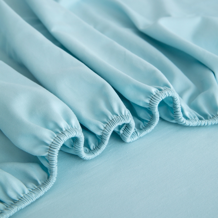 91家纺网 家纺一手货源 找家纺 寝柔家纺 2025新款60S全棉磨毛纯色长绒棉纯棉床笠多规格 水波兰（高度为床笠高度，适用床垫厚度应适当减去5厘米左右）