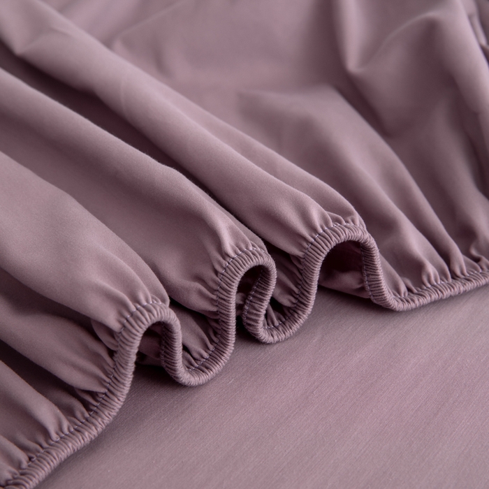 91家纺网 家纺一手货源 找家纺 寝柔家纺 2025新款60S全棉磨毛纯色长绒棉纯棉床笠多规格 魅力紫（高度为床笠高度，适用床垫厚度应适当减去5厘米左右）