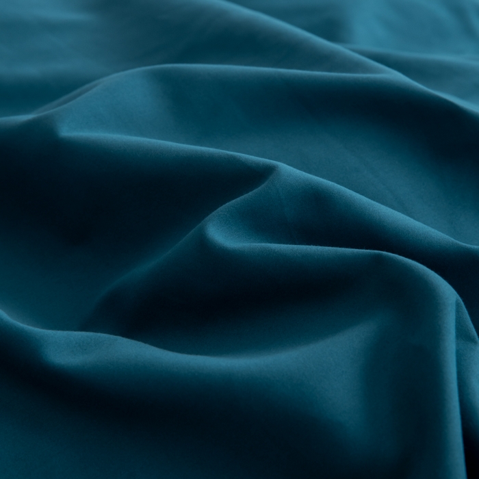 91家纺网 家纺一手货源 找家纺 寝柔家纺 2025新款60支全棉贡缎纯色纯棉床单素色 午夜蓝