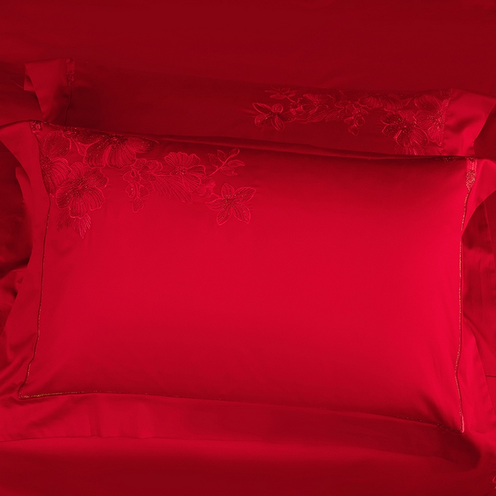 91家纺网 家纺一手货源 找家纺 蒂爵 全棉纯棉长绒棉大绣花婚庆四件套 情意绵绵