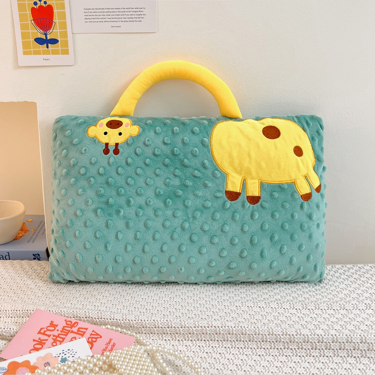 91家纺网 家纺一手货源 找家纺 （总）卓昌枕芯 2025新款豆豆绒宝宝安抚枕卡通枕枕头枕芯