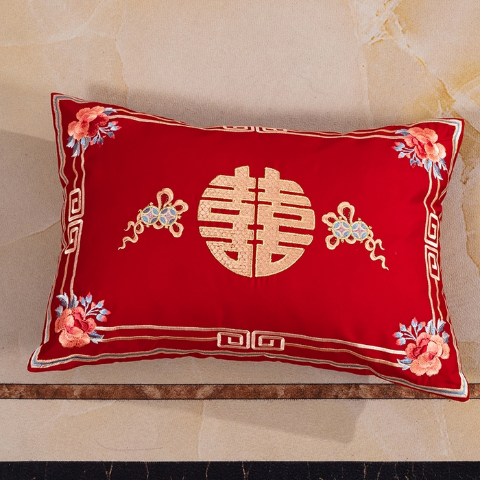 91家纺网 家纺一手货源 找家纺 蒂爵 全棉纯棉长绒棉大绣花婚庆四件套 百花贺喜