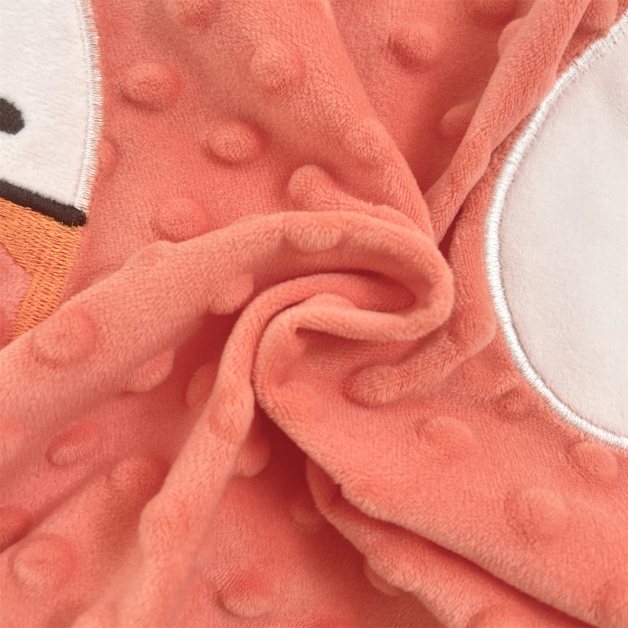 91家纺网 家纺一手货源 找家纺 卓昌枕芯 2025新款豆豆绒宝宝安抚枕卡通枕枕头枕芯 白天鹅-橘