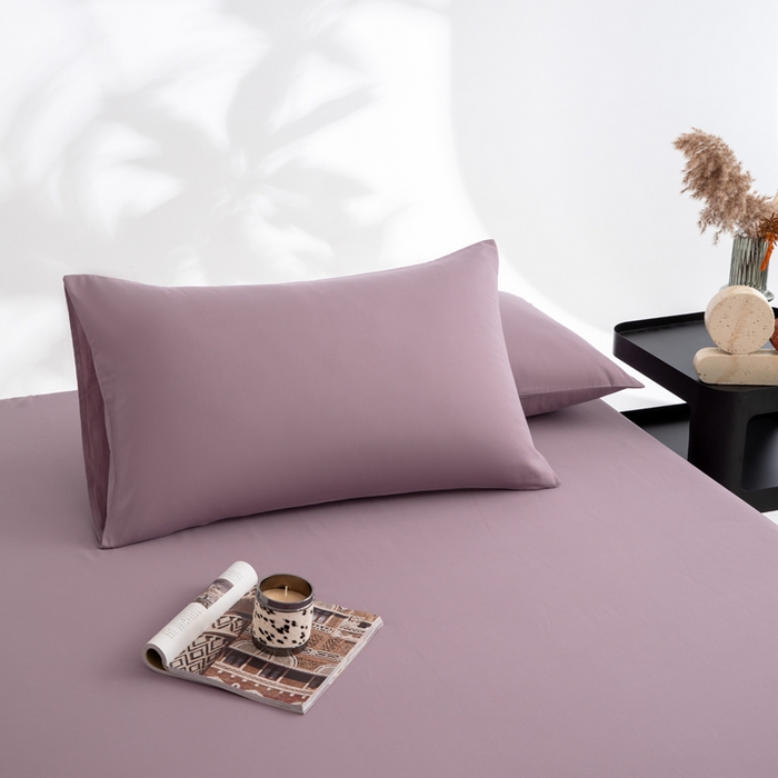 91家纺网 家纺一手货源 找家纺 （总）寝柔家纺 2025新款60支全棉贡缎纯色纯棉床单素色