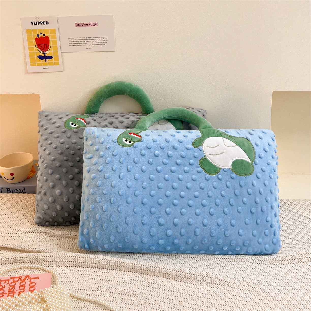 91家纺网 家纺一手货源 找家纺 卓昌枕芯 2025新款豆豆绒宝宝安抚枕卡通枕枕头枕芯 组合图