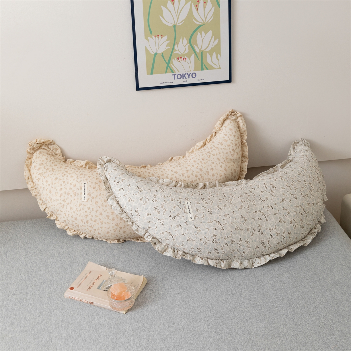 91家纺网 家纺一手货源 找家纺 卓昌枕芯 2025新款棉麻月亮抱枕孕妇枕夹腿抱枕月亮枕头枕芯 组合图