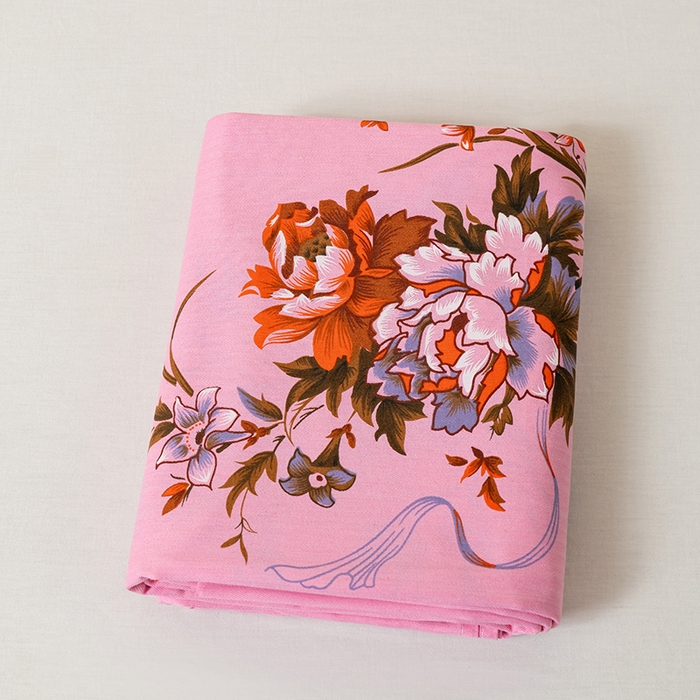 91家纺网 家纺一手货源 找家纺 （总）居美良品 2025新款老上海国民人字纹凤穿牡丹床单