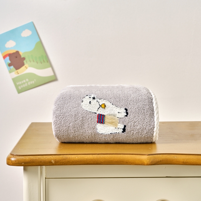 91家纺网 家纺一手货源 找家纺 棠薇家纺 2025新款强吸水浴巾超细纤维速干浴巾加厚浴巾套巾擦身-羊驼 羊驼灰 毛巾75*35浴巾140*701浴巾+2毛巾