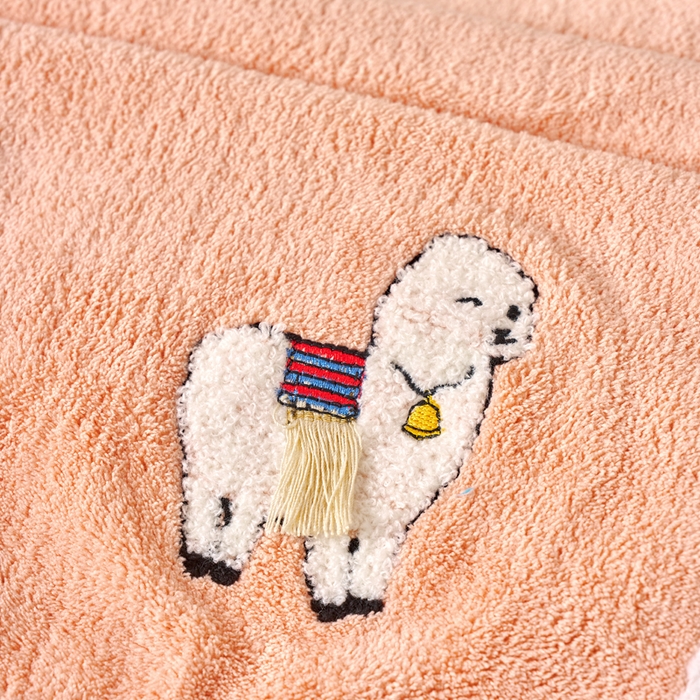 91家纺网 家纺一手货源 找家纺 棠薇家纺 2025新款强吸水浴巾超细纤维速干浴巾加厚浴巾套巾擦身-羊驼 羊驼玉 140*70cm浴巾1条