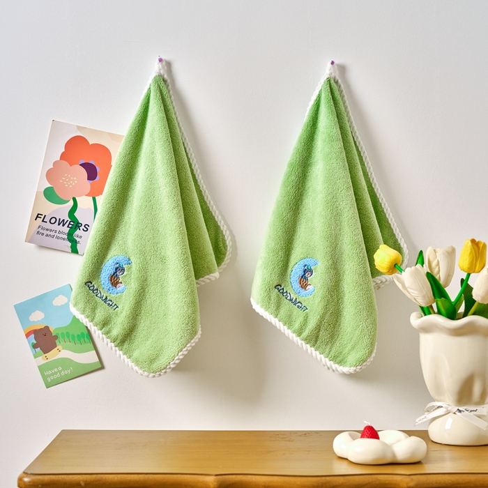 91家纺网 家纺一手货源 找家纺 （总）棠薇家纺 2025新款强吸水浴巾超细纤维速干浴巾加厚浴巾套巾擦身-月亮熊