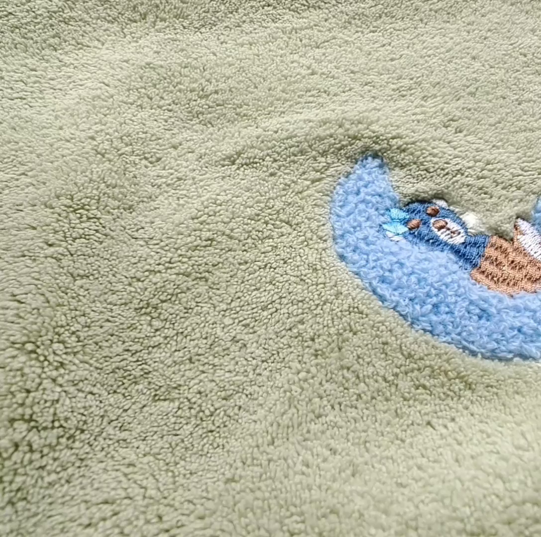 91家纺网 家纺一手货源 找家纺 （总）棠薇家纺 2025新款强吸水浴巾超细纤维速干浴巾加厚浴巾套巾擦身-月亮熊