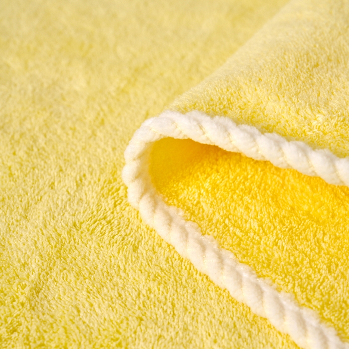 91家纺网 家纺一手货源 找家纺 棠薇家纺 2025新款强吸水浴巾超细纤维速干浴巾加厚浴巾套巾擦身-月亮熊 月亮熊黄 140*70cm浴巾1条