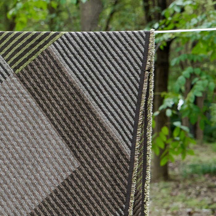 91家纺网 家纺一手货源 找家纺 子和家居 2025新款全棉色织提花毯子毛毯-墨茵 墨榛