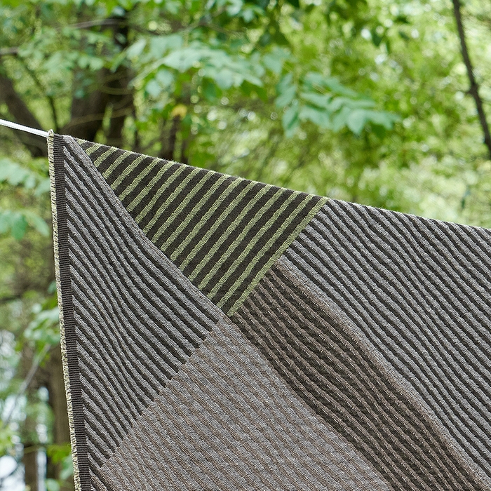 91家纺网 家纺一手货源 找家纺 子和家居 2025新款全棉色织提花毯子毛毯-墨茵 墨榛