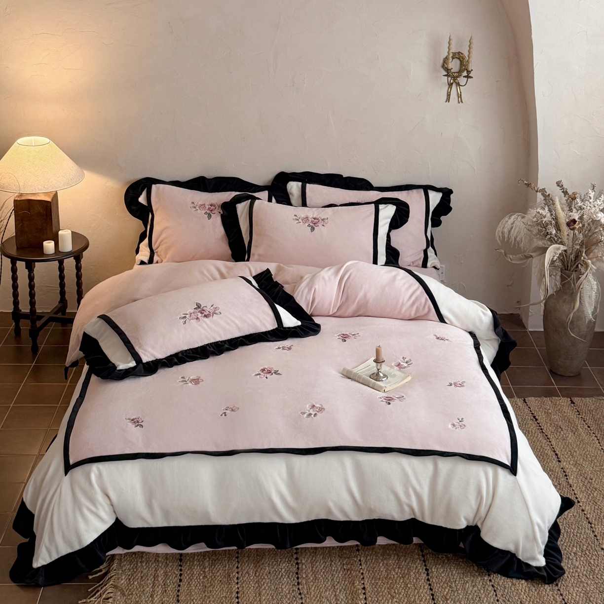 91家纺网 家纺一手货源 找家纺 （总）MIU缪家居 2025新款秋冬牛奶绒四件套托斯卡纳