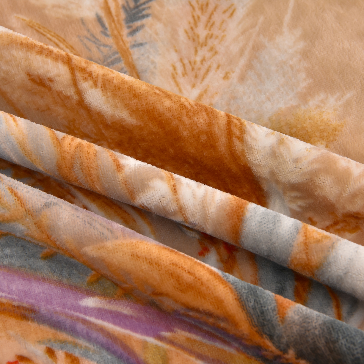 91家纺网 家纺一手货源 找家纺 赫本 2025新品8斤爆品牛奶绒四件套床裙款金雕绒法莱绒四套件 扶摇