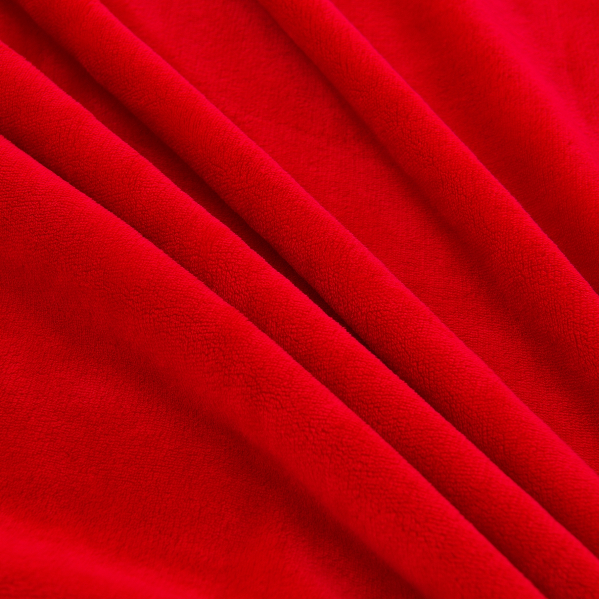 91家纺网 家纺一手货源 找家纺 绒小宣 2025新款高克重牛奶绒刺绣四件套 花开富贵-大红