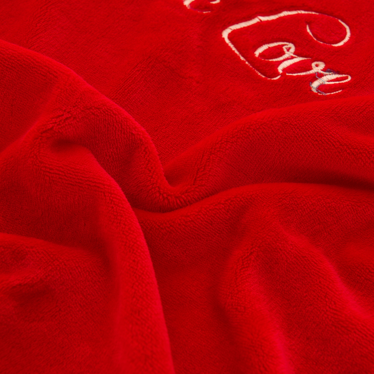 91家纺网 家纺一手货源 找家纺 绒小宣 2025新款高克重牛奶绒刺绣四件套 花开富贵-大红