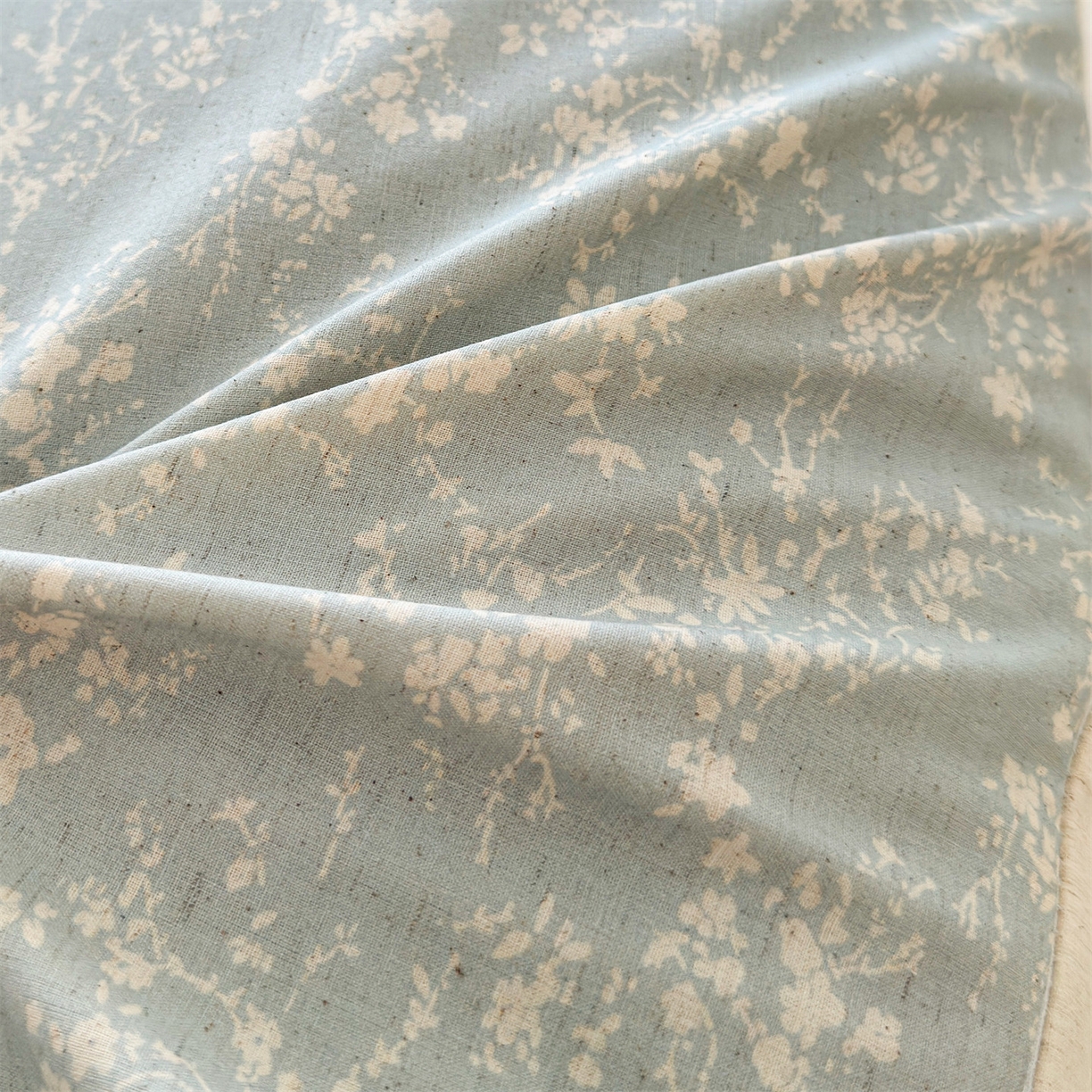 91家纺网 家纺一手货源 找家纺 麦肯锡 2025新款棉麻古朴荞麦助眠枕  枕头枕芯 花卉蓝/只