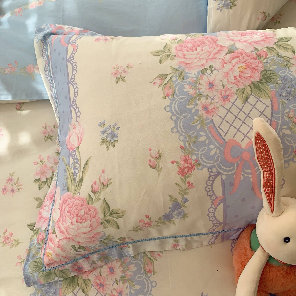 91家纺网 家纺一手货源 找家纺 莱豫家纺 2025新款小清新全棉纯棉四件套 仙本娜