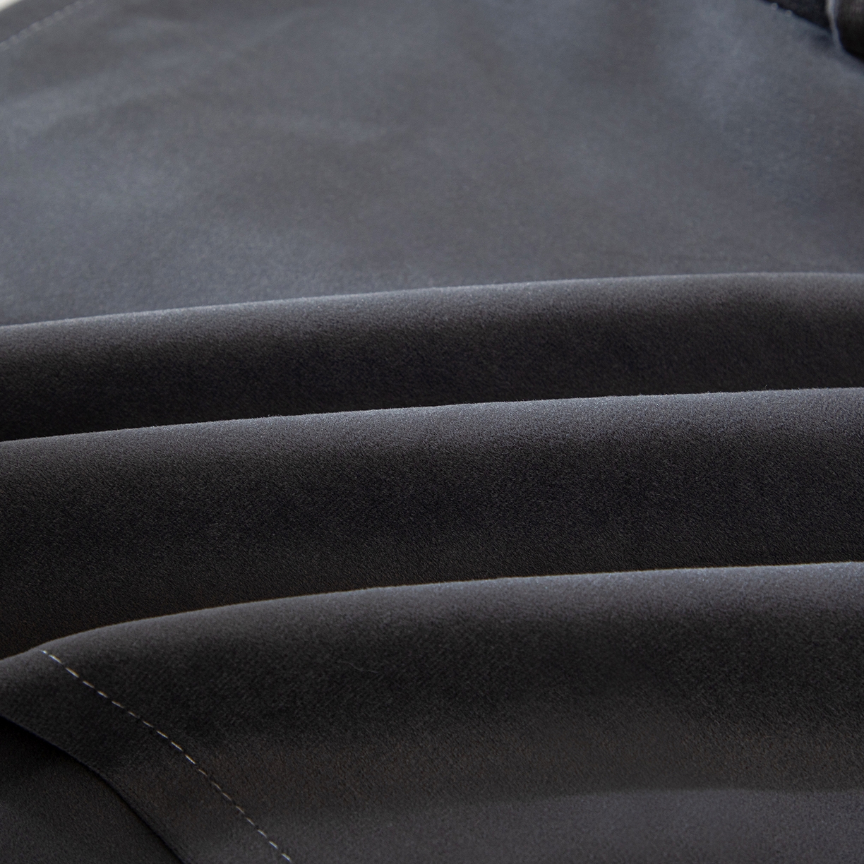 91家纺网 家纺一手货源 找家纺 沐沐家纺 2026新款丰德绒海绵款床头罩 深灰