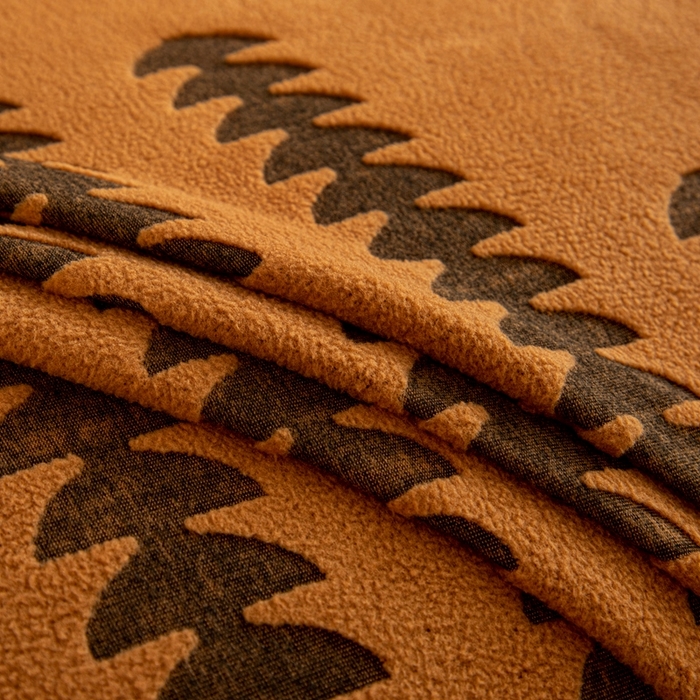 91家纺网 家纺一手货源 找家纺 沐沐家纺 2026新款阳离子四季通用沙发套茂木修竹-橙色