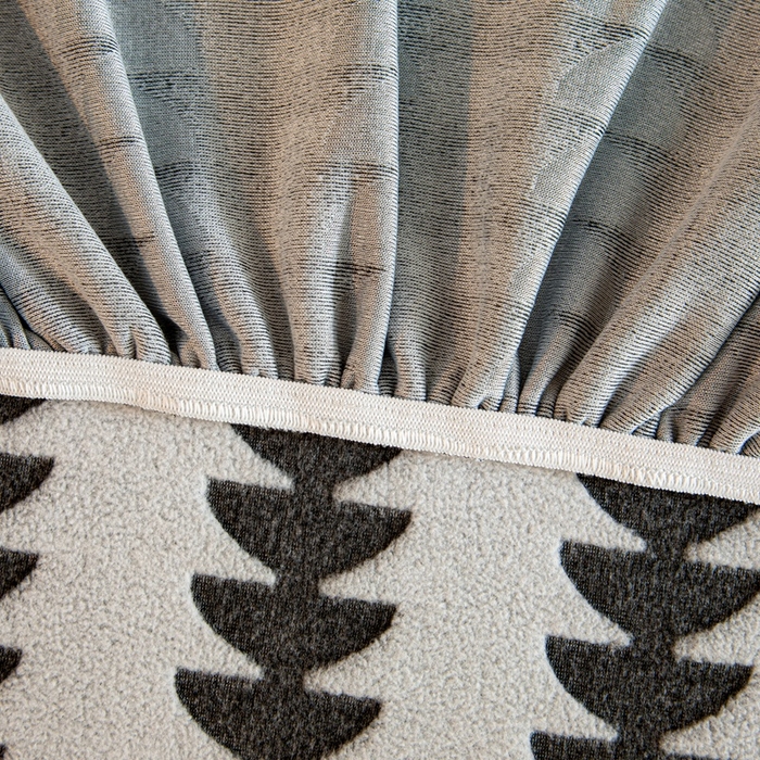 91家纺网 家纺一手货源 找家纺 沐沐家纺 2026新款阳离子四季通用沙发套茂木修竹-灰白