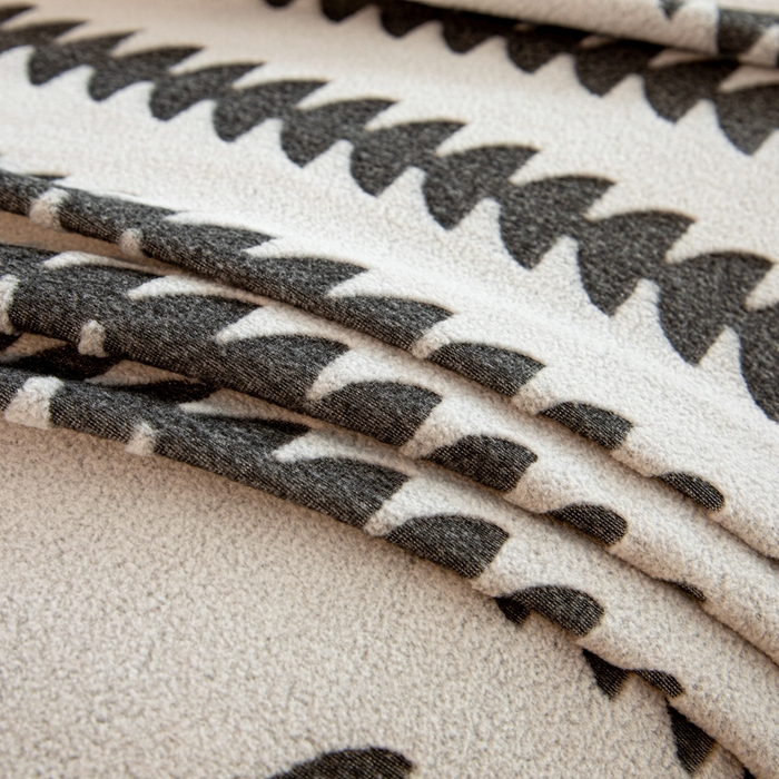 91家纺网 家纺一手货源 找家纺 沐沐家纺 2026新款阳离子四季通用沙发套茂木修竹-灰白