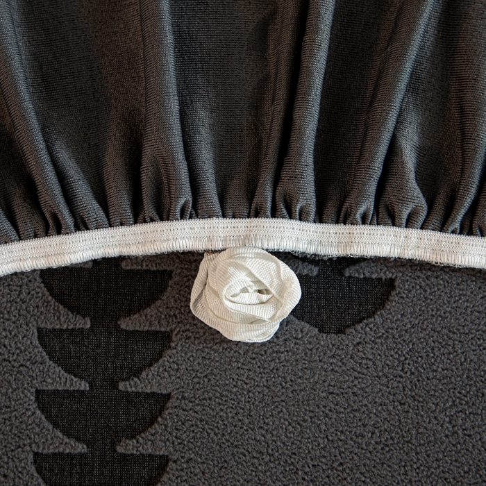 91家纺网 家纺一手货源 找家纺 沐沐家纺 2026新款阳离子四季通用沙发套茂木修竹-深灰