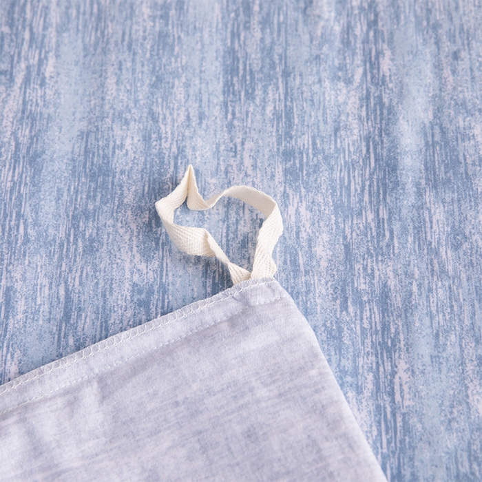 91家纺网 家纺一手货源 找家纺 春皖家纺 2025新款棉天丝纯色刺绣四件套单品系列-单被套 宝绮蓝