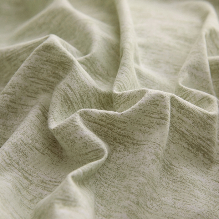 91家纺网 家纺一手货源 找家纺 春皖家纺 2025新款棉天丝纯色刺绣四件套单品系列-单床笠 苔绮绿