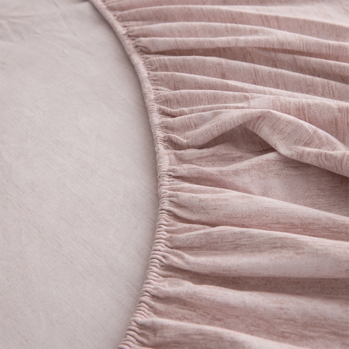 91家纺网 家纺一手货源 找家纺 春皖家纺 2025新款棉天丝纯色刺绣四件套单品系列-单床笠 樱绮丝