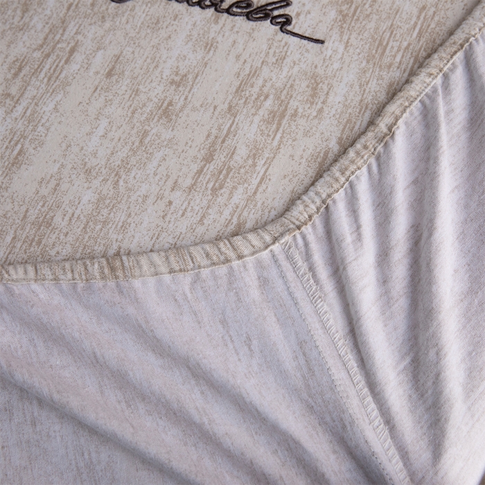 91家纺网 家纺一手货源 找家纺 春皖家纺 2025新款棉天丝纯色刺绣四件套单品系列-单床笠 亮绮黄