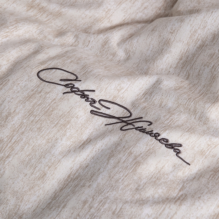 91家纺网 家纺一手货源 找家纺 春皖家纺 2025新款棉天丝纯色刺绣四件套单品系列-单枕套 亮绮黄