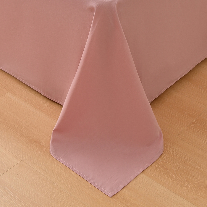 91家纺网 家纺一手货源 找家纺 宇彬家纺 2026直播热爆新款A类13374全棉一字绣纯色四件套贡缎新疆长绒匹马棉可定做 眠系列-紫豆沙