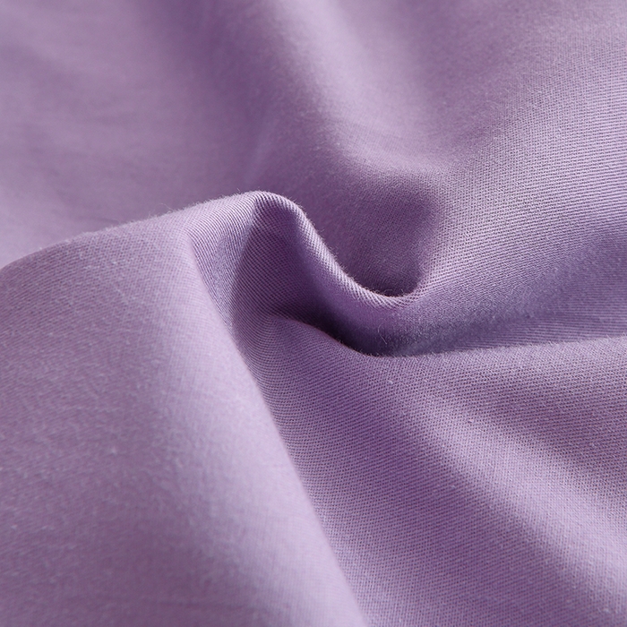 91家纺网 家纺一手货源 找家纺 宇彬家纺 2026直播热爆新款A类13374全棉一字绣纯色四件套贡缎新疆长绒匹马棉可定做 眠系列-典雅紫