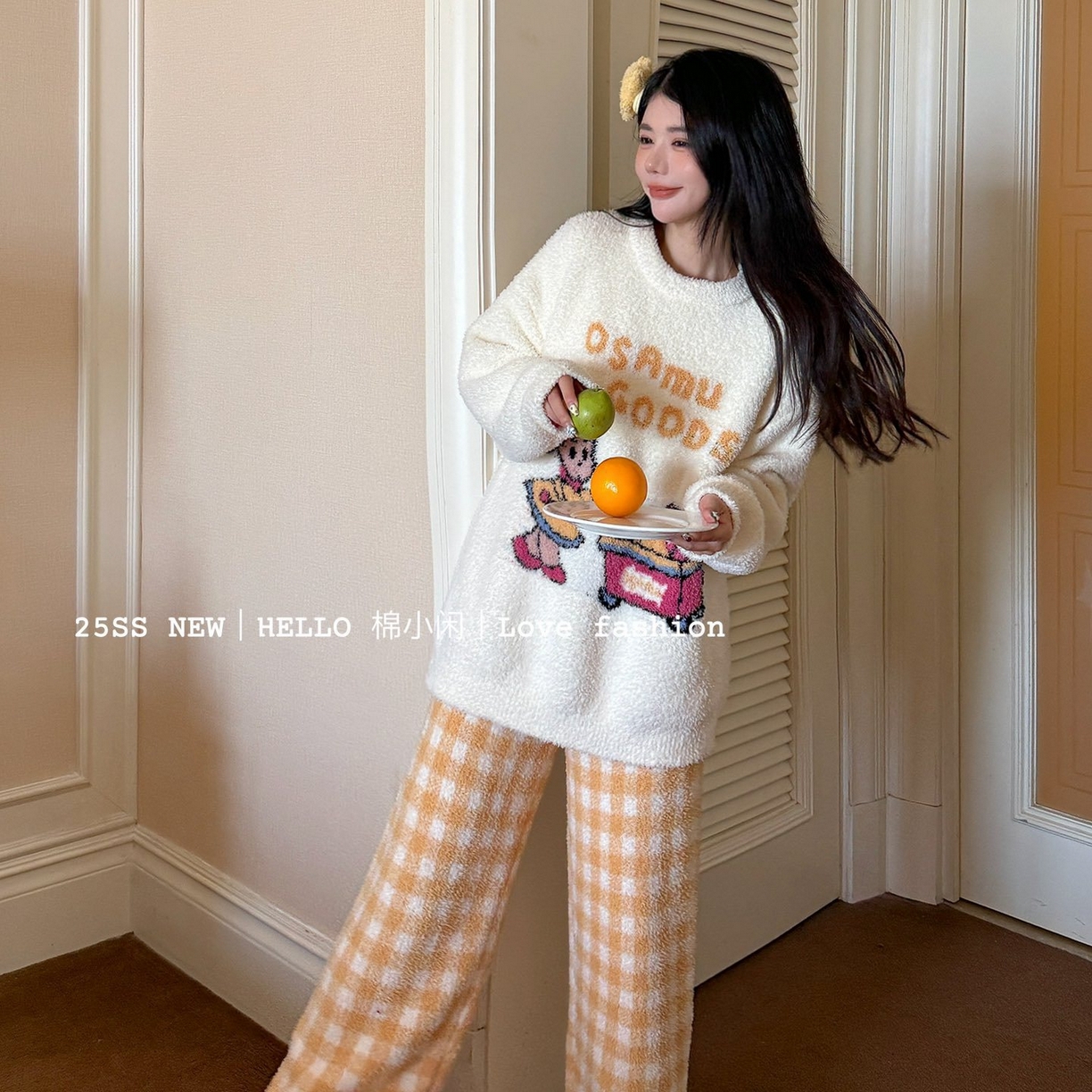 91家纺网 家纺一手货源 找家纺 妍景家居生活馆 2025新款软绵绵-小女孩推车 黄色