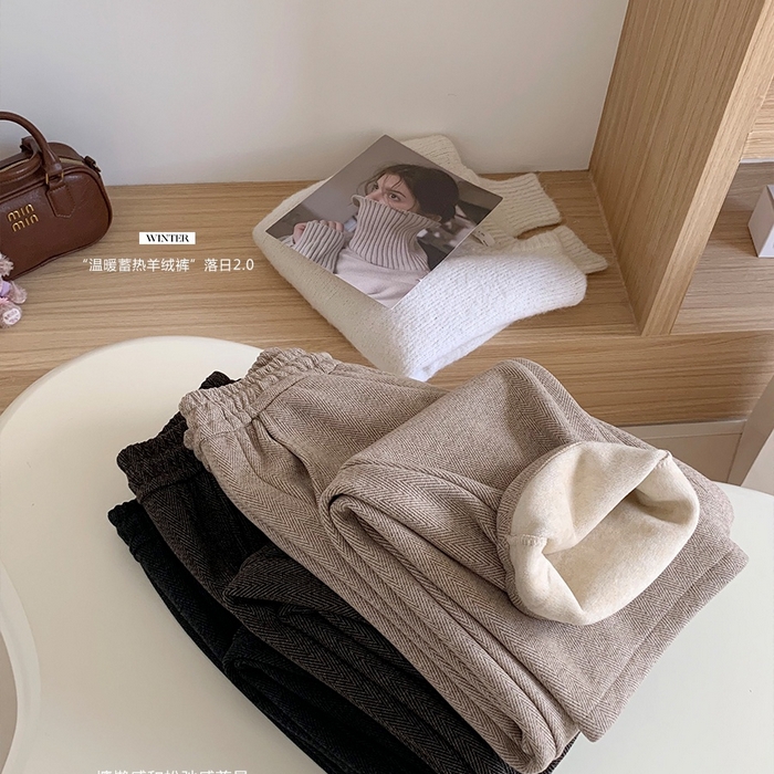 91家纺网 家纺一手货源 找家纺 （总）妍景家居生活馆 2025新款羊绒奶奶裤