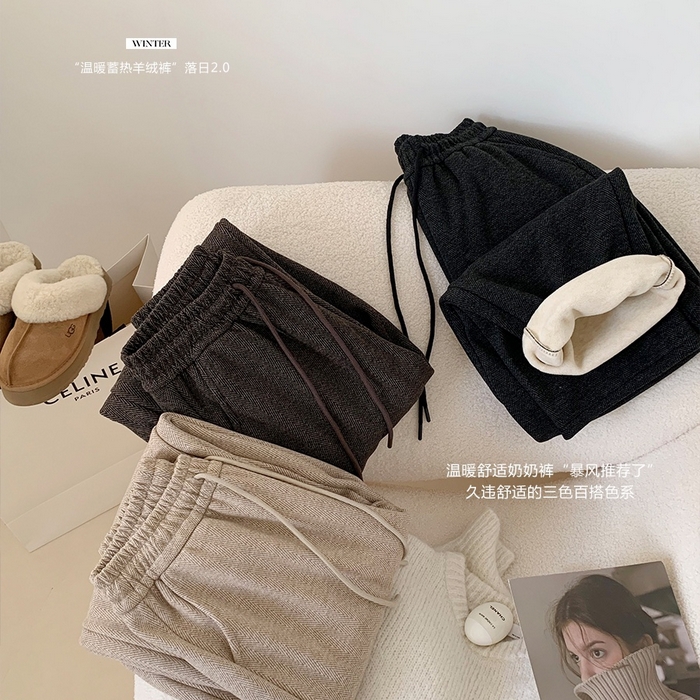 91家纺网 家纺一手货源 找家纺 （总）妍景家居生活馆 2025新款羊绒奶奶裤