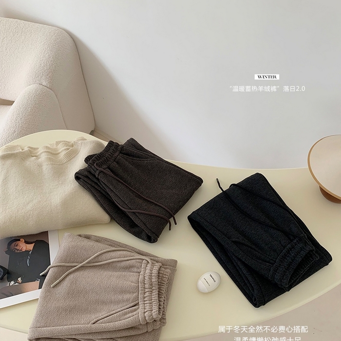 91家纺网 家纺一手货源 找家纺 （总）妍景家居生活馆 2025新款羊绒奶奶裤