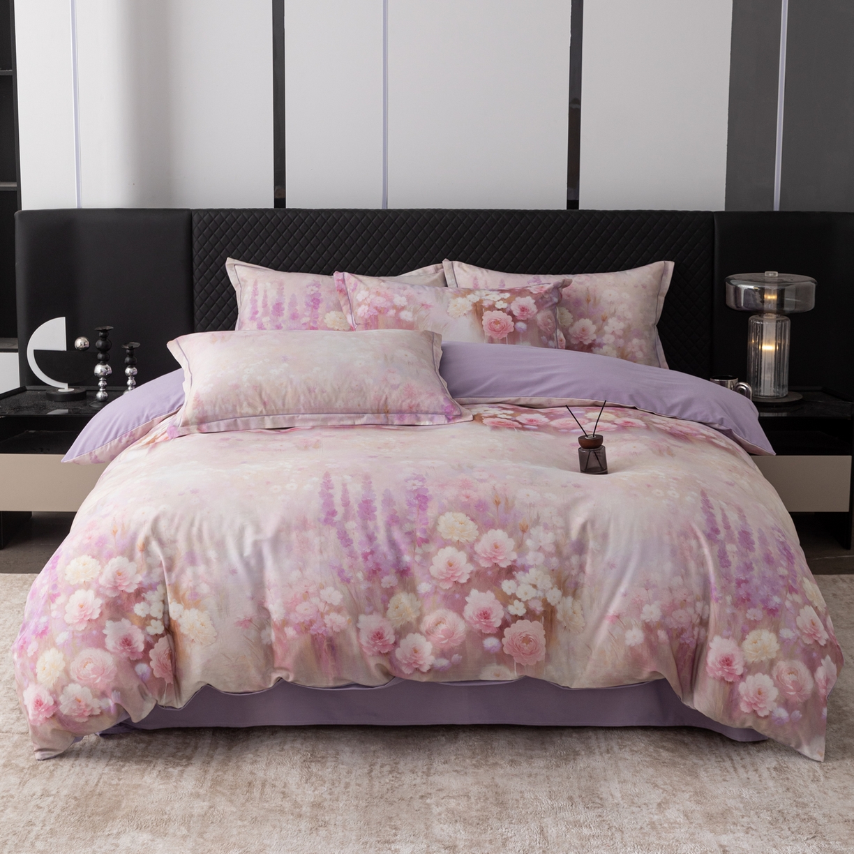 91家纺网 家纺一手货源 找家纺 （总）贝兰仙奴 2025新款全棉磨毛多规格系列四件套