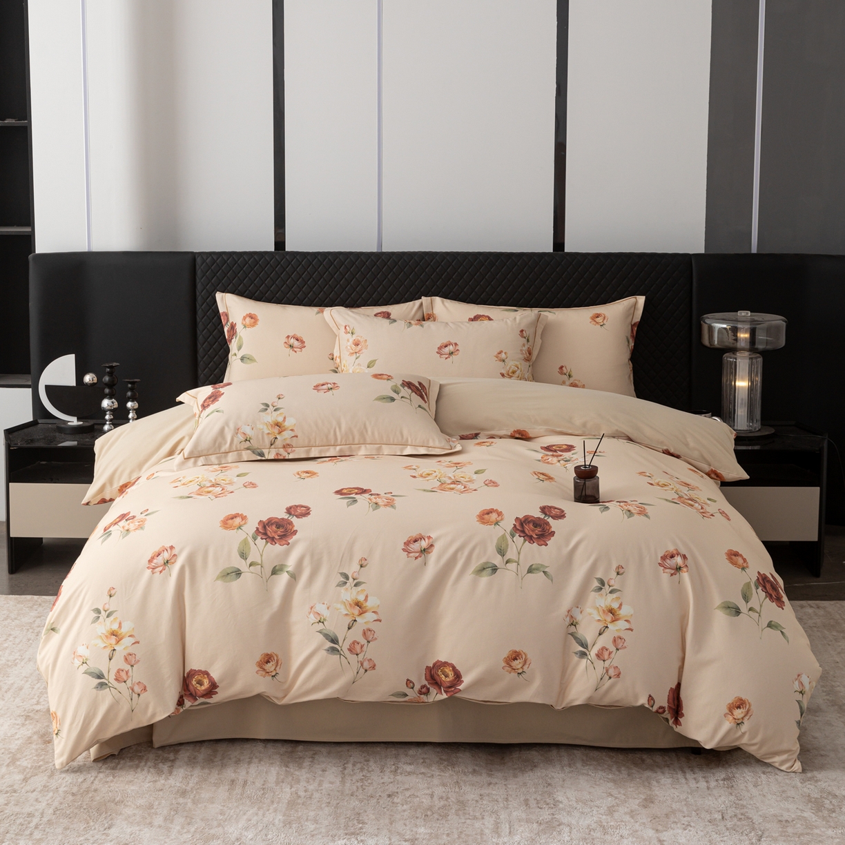 91家纺网 家纺一手货源 找家纺 （总）贝兰仙奴 2025新款全棉磨毛多规格系列四件套